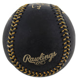 Indians Shane Bieber "2x Insc" Authentic Signed Black Oml Baseball BAS Witnessed