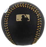 Indians Shane Bieber "2x Insc" Authentic Signed Black Oml Baseball BAS Witnessed