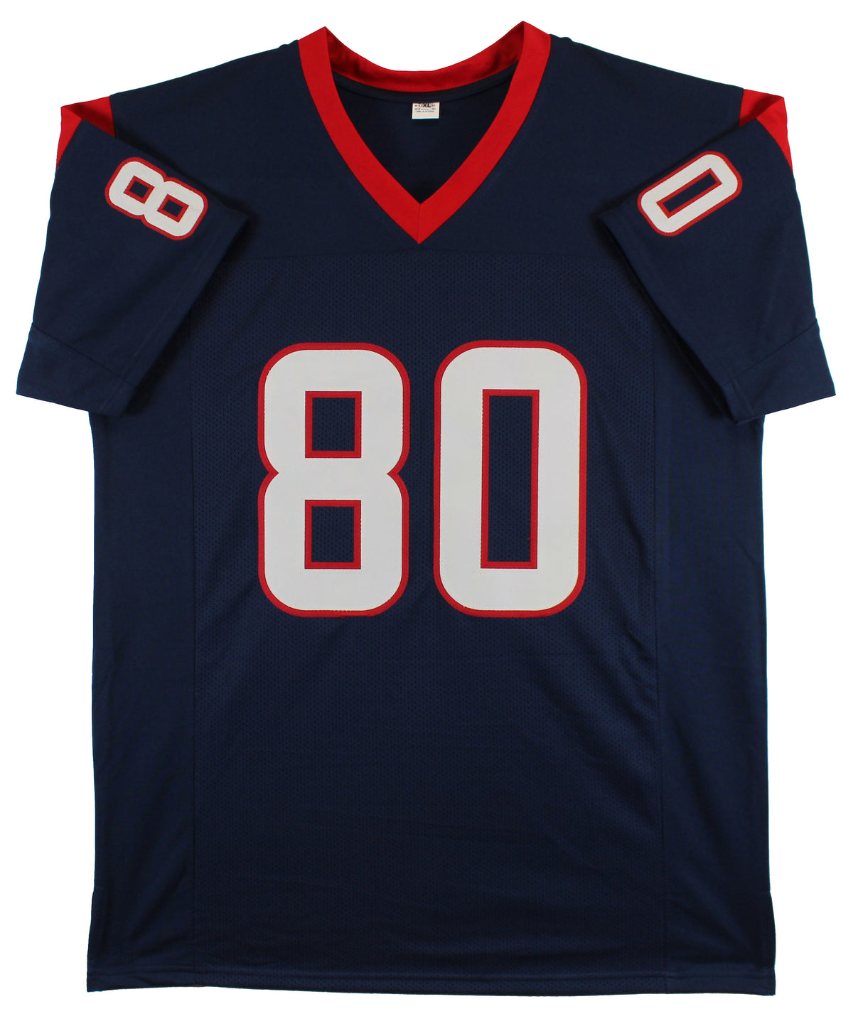 Andre Johnson Authentic Signed Navy Blue Pro Style Jersey BAS Witnessed