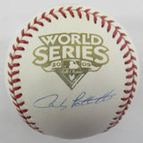 Andy Pettitte Signed Auto Rawlings 2009 World Series Baseball JSA CD18114