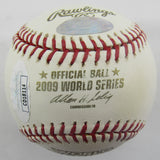 Andy Pettitte Signed Auto Rawlings 2009 World Series Baseball JSA CD18114