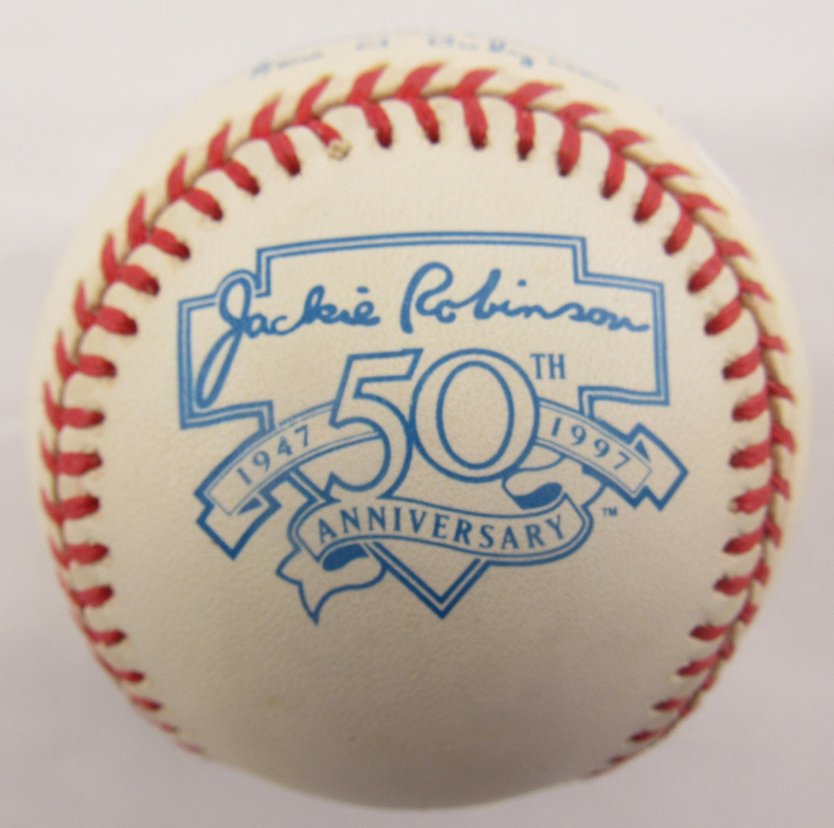 Larry Doby Signed Auto Rawlings 50th Jackie Robinson Anniversary Baseball JSA CD18116