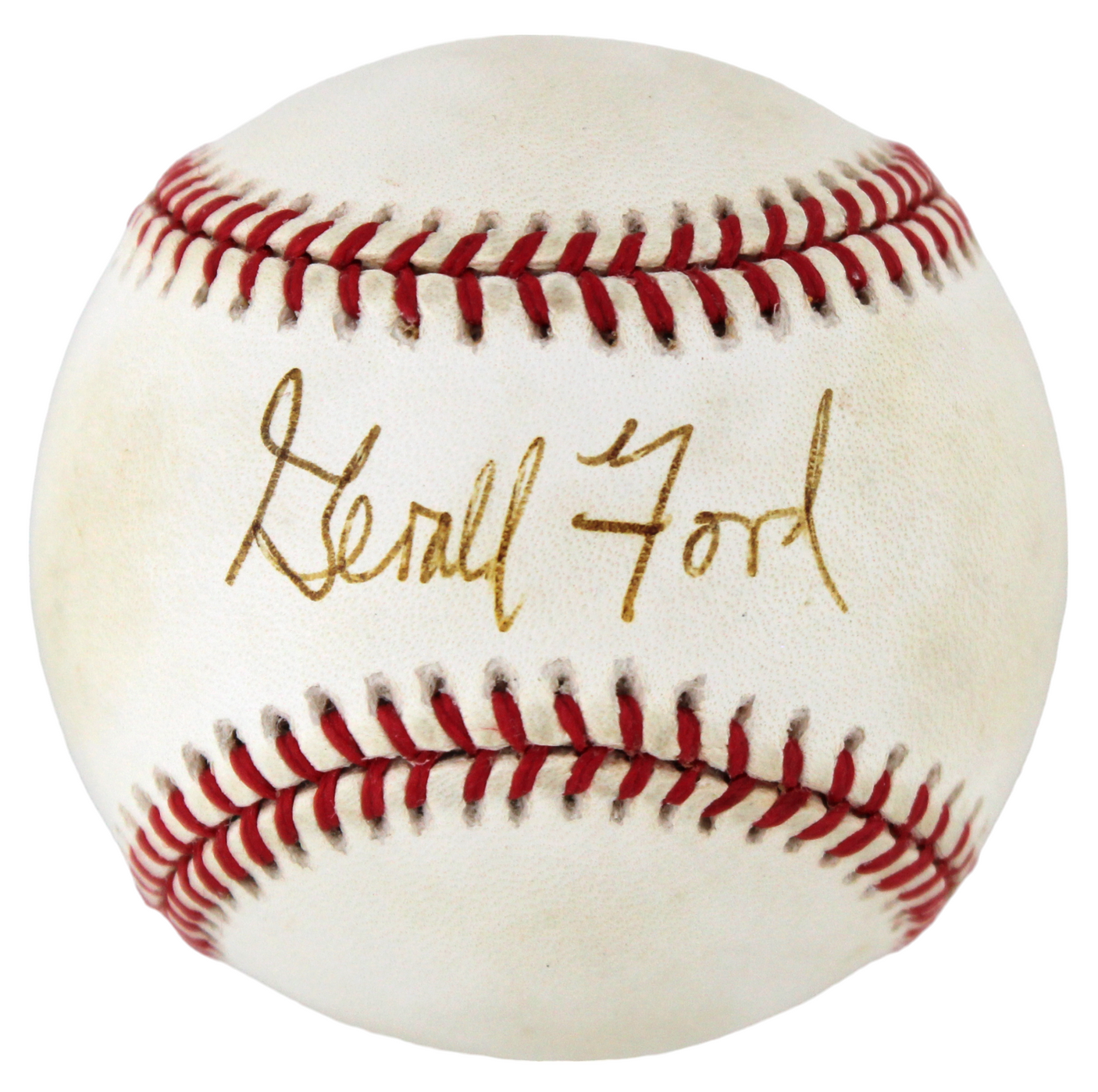 President Gerald Ford Authentic Signed OAL Baseball Autographed JSA #Y62471