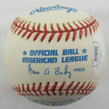 Larry Doby Signed Auto Rawlings 50th Jackie Robinson Anniversary Baseball JSA CD18116