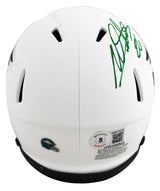 Eagles Miles Sanders Authentic Signed Lunar Speed Mini Helmet BAS Witnessed