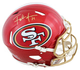 49ers Frank Gore Authentic Signed Flash Full Size Speed Proline Helmet BAS Wit