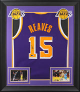 Austin Reaves Authentic Signed Purple Pro Style Framed Jersey BAS