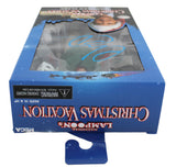 Chevy Chase Christmas Vacation Signed NECA Chainsaw Clark Figure Blue Sig BAS W