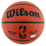 76ers Julius "Dr. J." Erving Authentic Signed Basketball BAS Witnessed