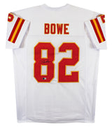 Dwayne Bowe Authentic Signed White Pro Style Jersey Autographed BAS
