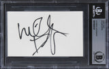 Willem Dafoe Spider-Man Authentic Signed 3x5 Index Card BAS Slabbed 1
