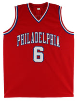 Julius "Dr. J" Erving Authentic Signed Red Pro Style Jersey BAS