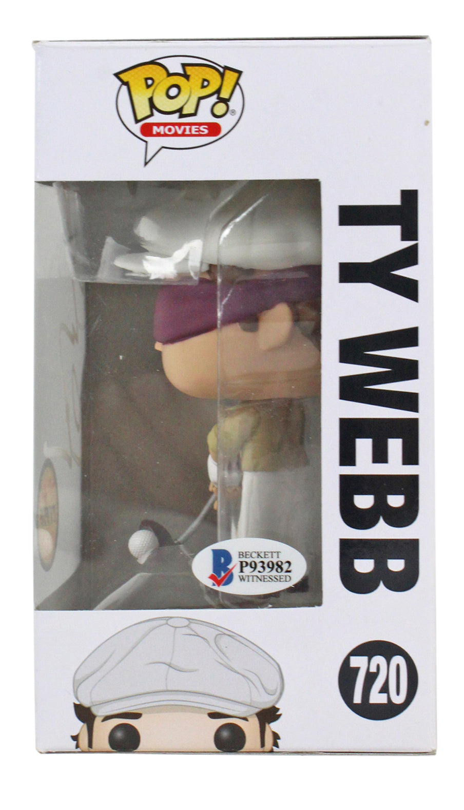 Chevy Chase Caddyshack Signed LE Blindfold Variant Funko Pop Vinyl Figure BAS 2