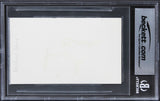 Michael Caine Batman The Dark Knight Signed 3x5 Index Card Auto 10! BAS Slabbed