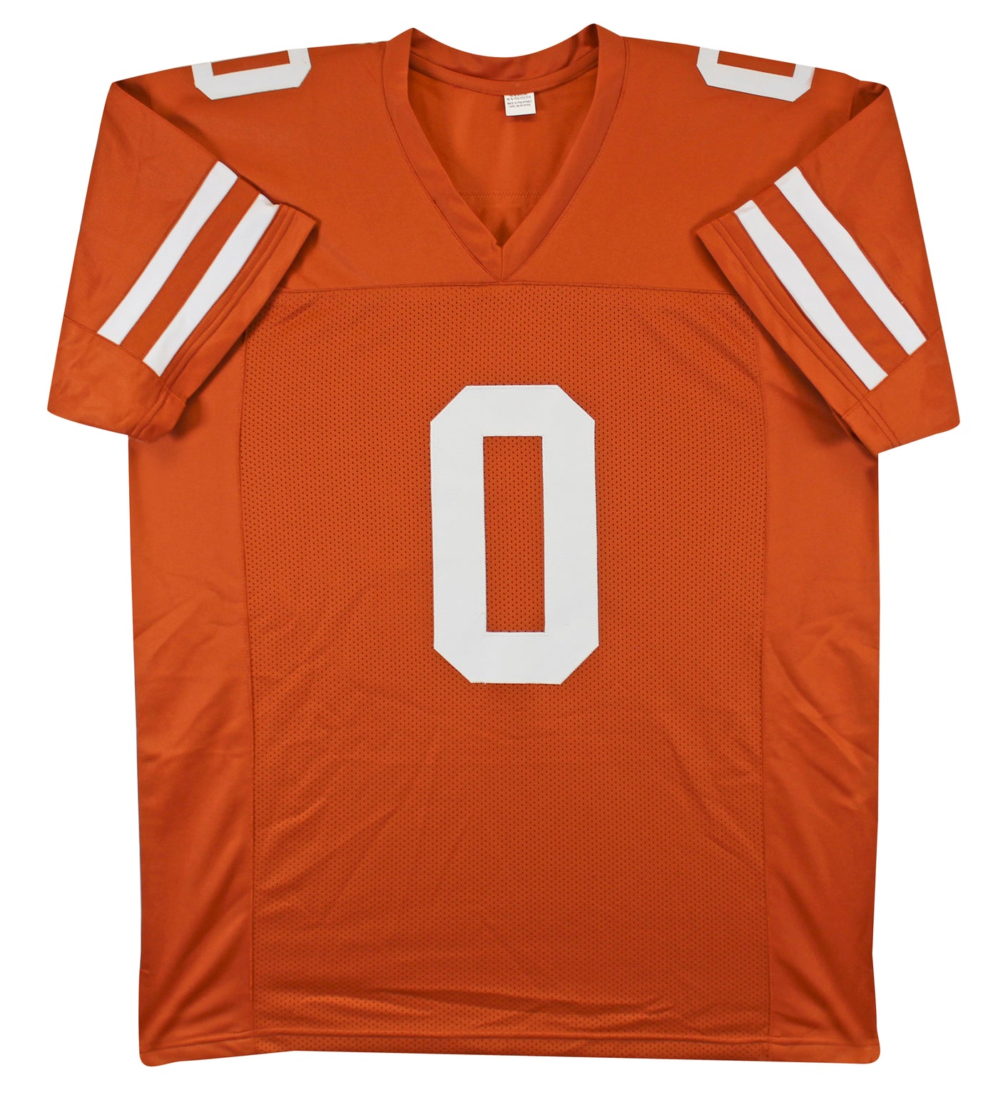 Texas Ja'Tavion Sanders Signed Burnt Orange Pro Style Jersey BAS Witnessed