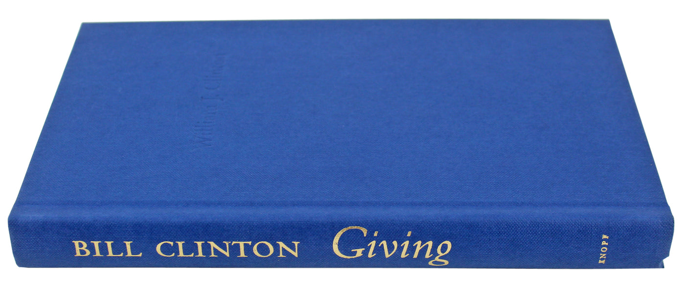Bill Clinton Signed Giving 1st Edition Hard Cover Book w/Full Name BAS #A67830