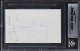 Jonathan Brandis Ladybugs Signed 3x5 Index Card Auto Graded Mint 10 BAS Slab 1