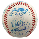 1997 Orioles (23) Erickson, Mussina, Surhoff Signed Oal Baseball BAS #AA03196