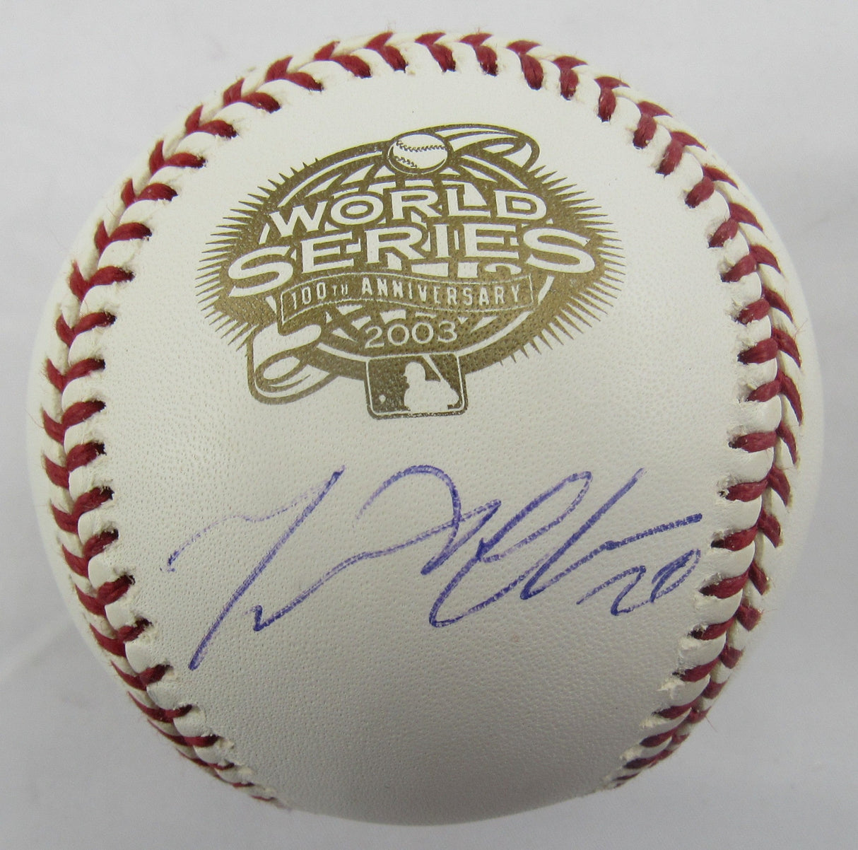 Miguel Cabrera Signed Auto Rawlings 2003 World Series Baseball JSA CD18167