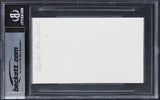 Courtney Thorne-Smith Lucas Authentic Signed 3x5 Index Card BAS Slabbed