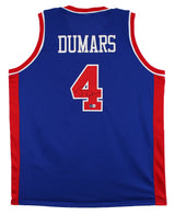 Joe Dumars Authentic Signed Blue Pro Style Jersey Autographed BAS Witnessed