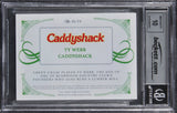 Chevy Chase Caddyshack Signed Green #d/10 Trading Patch Card Auto 10 BAS Slabbed