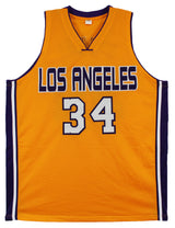 Shaquille O'Neal Authentic Signed Yellow Pro Style Jersey BAS Witnessed