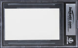 Jack Lemmon Grumpy Old Men Authentic Signed 3x5 Index Card BAS Slabbed
