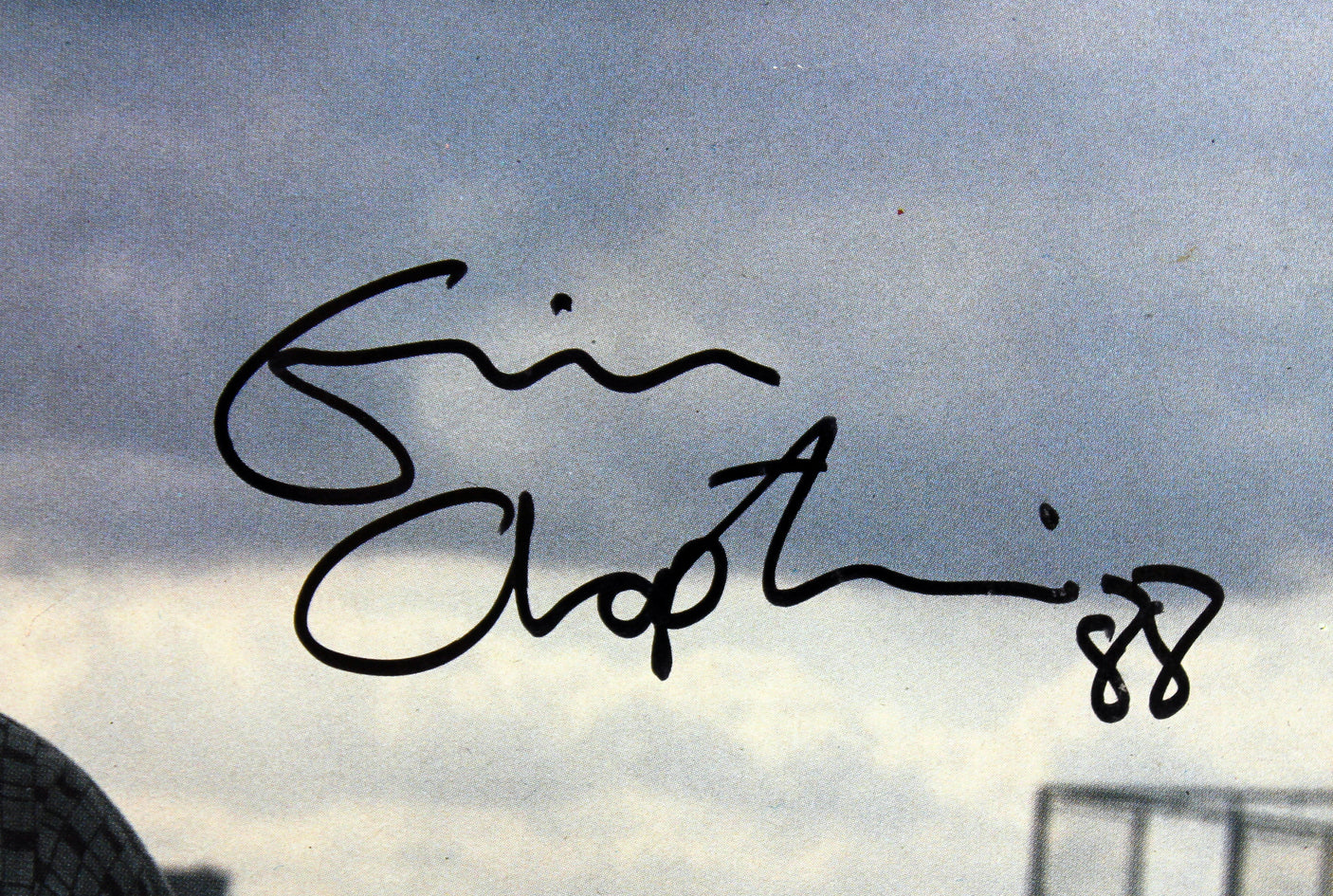 Eric Clapton "88" Authentic Signed August Album Cover W/ Vinyl REAL LOA