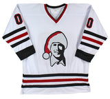 Chevy "C.G" Ty Chase Christmas Vacation Signed Santa Clark Jersey BAS Wit