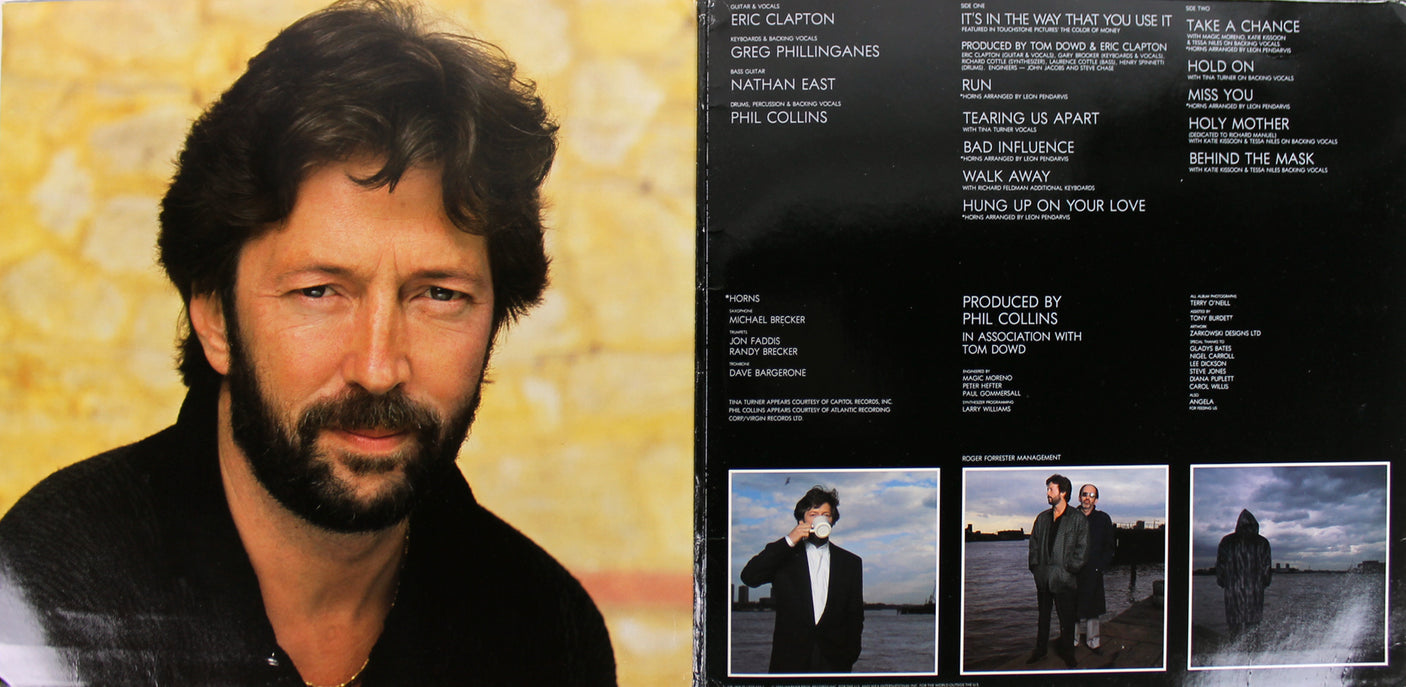 Eric Clapton "88" Authentic Signed August Album Cover W/ Vinyl REAL LOA