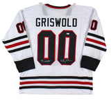 Chevy Chase Christmas "Ty Webb!" Signed Griswold Jersey BAS Witnessed #WA36237