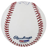 Indians Ubaldo Jimenez Signed Authentic OML Baseball Autographed PSA/DNA #X34083