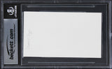Dweezil Zappa The Running Man Authentic Signed 3x5 Index Card BAS Slabbed