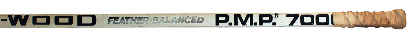 Penguins Phil Bourque Signed Game Used Sher-Wood Hockey Stick BAS #BA74064