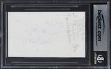 Christine Taylor Dodgeball "XoXo" Authentic Signed 3x5 Index Card BAS Slabbed