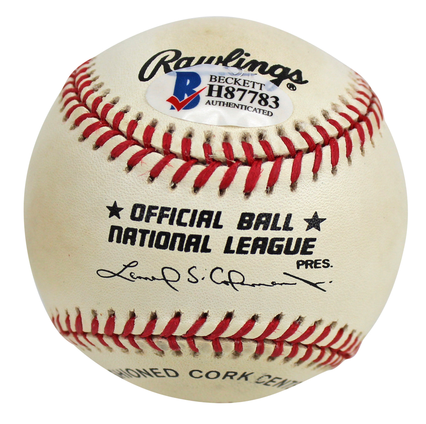 Mets Tom Seaver Authentic Signed Coleman Onl Baseball Autographed BAS #H87783