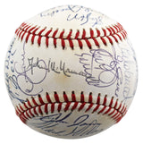 1990 Indians (28) Swindell, Alomar Sr., +26 Signed Oal Baseball BAS #AC01901