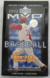 2002 Upper Deck MVP Baseball Wax Box - 14 Packs