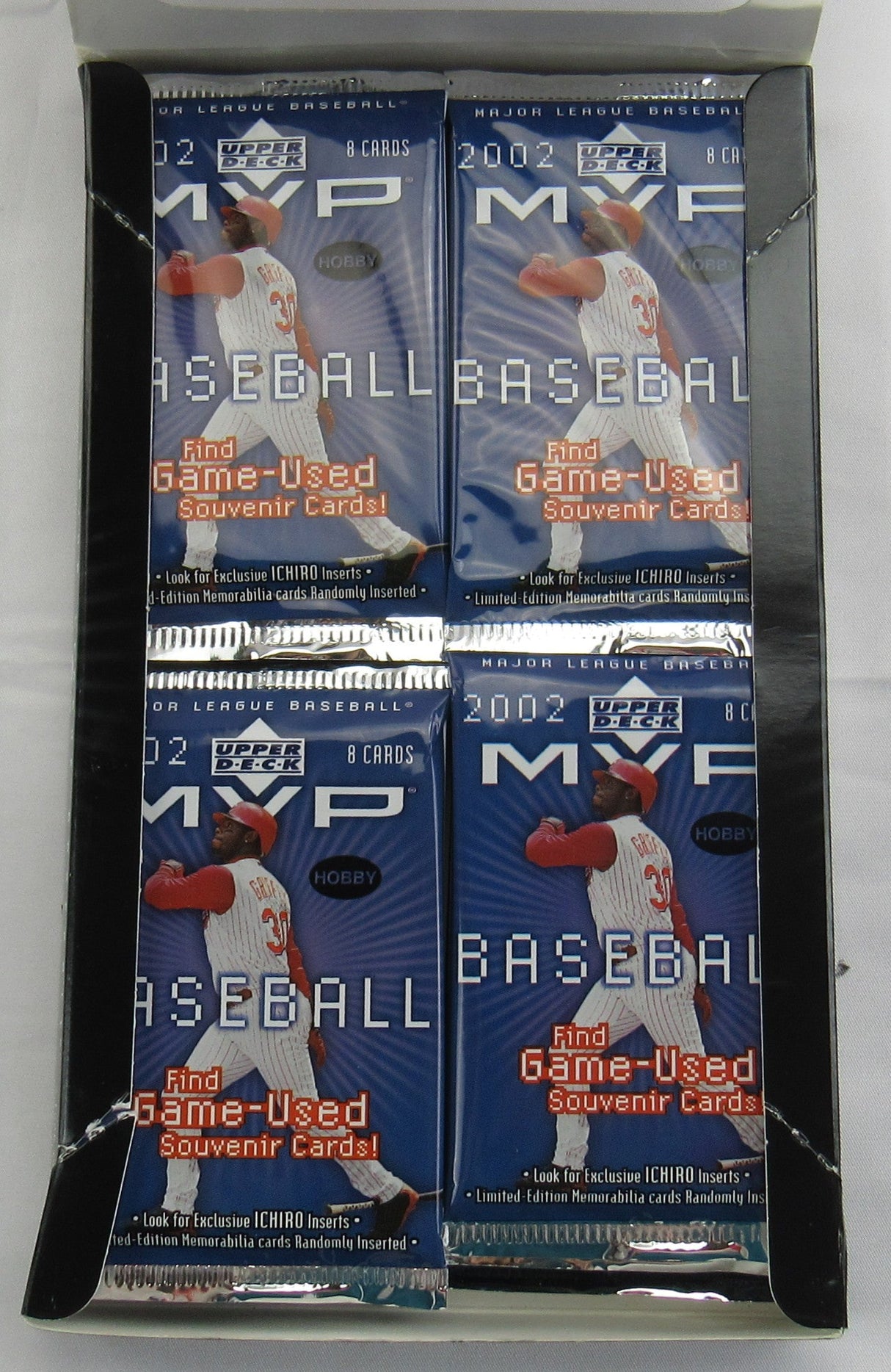 2002 Upper Deck MVP Baseball Wax Box - 14 Packs