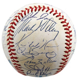 1990 Indians (28) Swindell, Alomar Sr., +26 Signed Oal Baseball BAS #AC01901