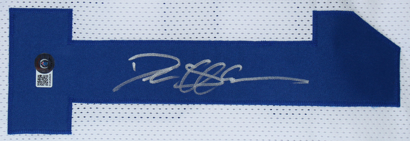 Deion Sanders Authentic Signed White Pro Style Jersey Autographed BAS Witnessed