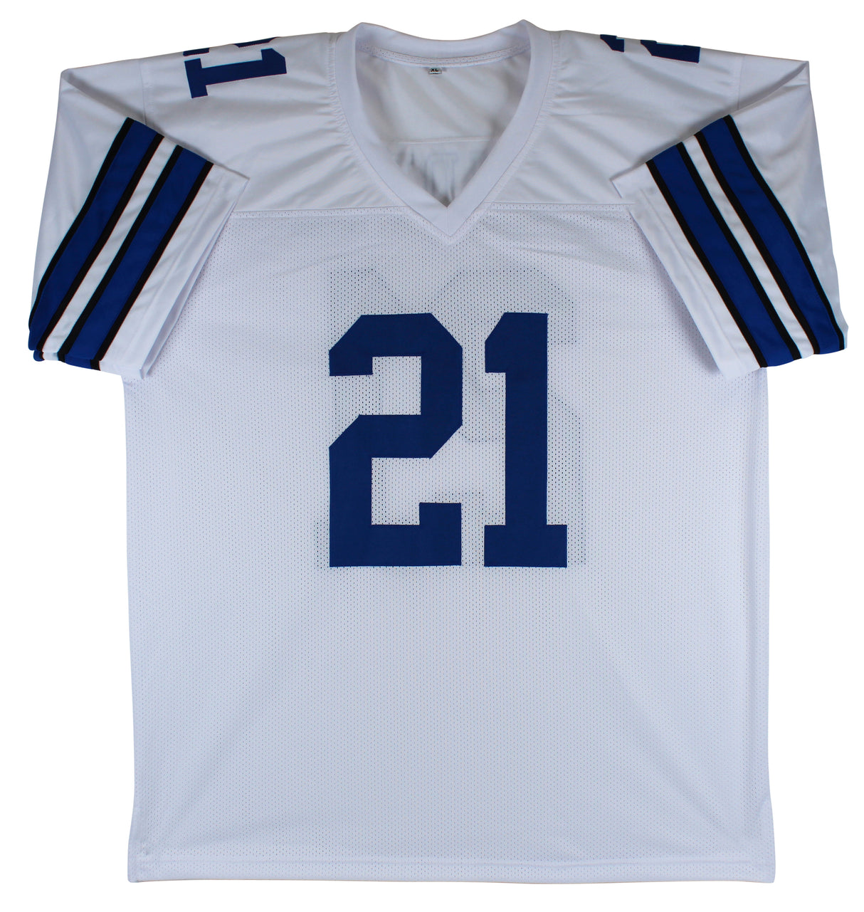 Deion Sanders Authentic Signed White Pro Style Jersey Autographed BAS Witnessed