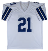 Deion Sanders Authentic Signed White Pro Style Jersey Autographed BAS Witnessed