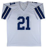 Deion Sanders Authentic Signed White Pro Style Jersey Autographed BAS Witnessed