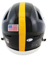 Steelers Jerome Bettis Signed Riddell Speed Flex Full Size Helmet BAS Witnessed