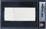 Magic Johnson Larry Bird Signed 1979 NCAA Finals Ticket Grade 1 Auto 10 BAS Slab