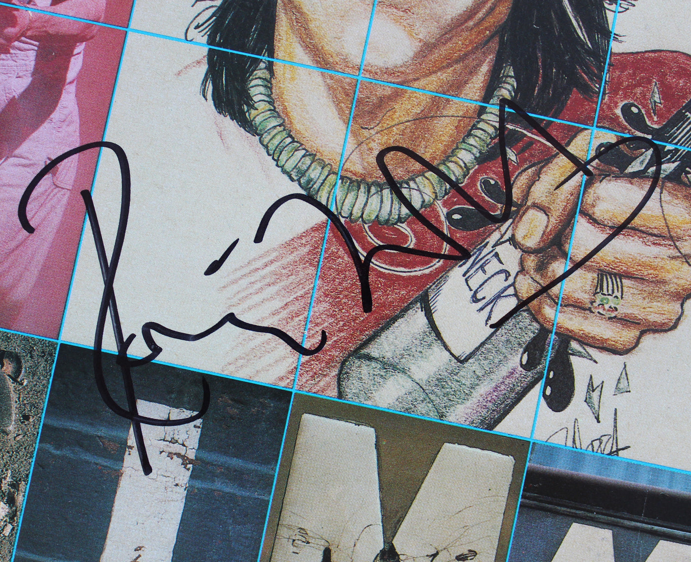 Ronnie Wood Authentic Signed Gimme Some Neck Album Cover BAS #BG83050