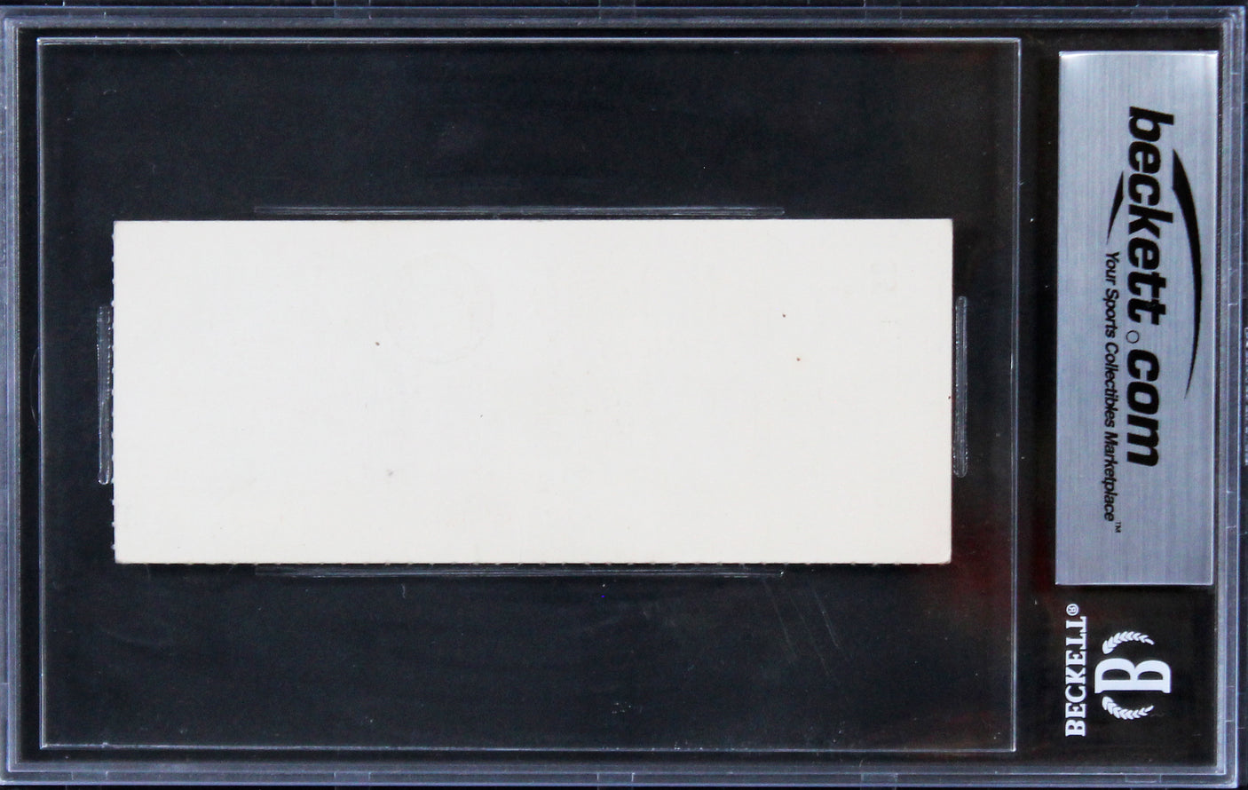 Magic Johnson Larry Bird Signed '79 NCAA Final 4 Ticket Grade 5 Auto 10 BAS Slab