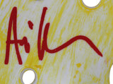 Ari Lehman "F*** Freddy!" Signed Yellow Jason Mask w/ Red Sig BAS Witnessed